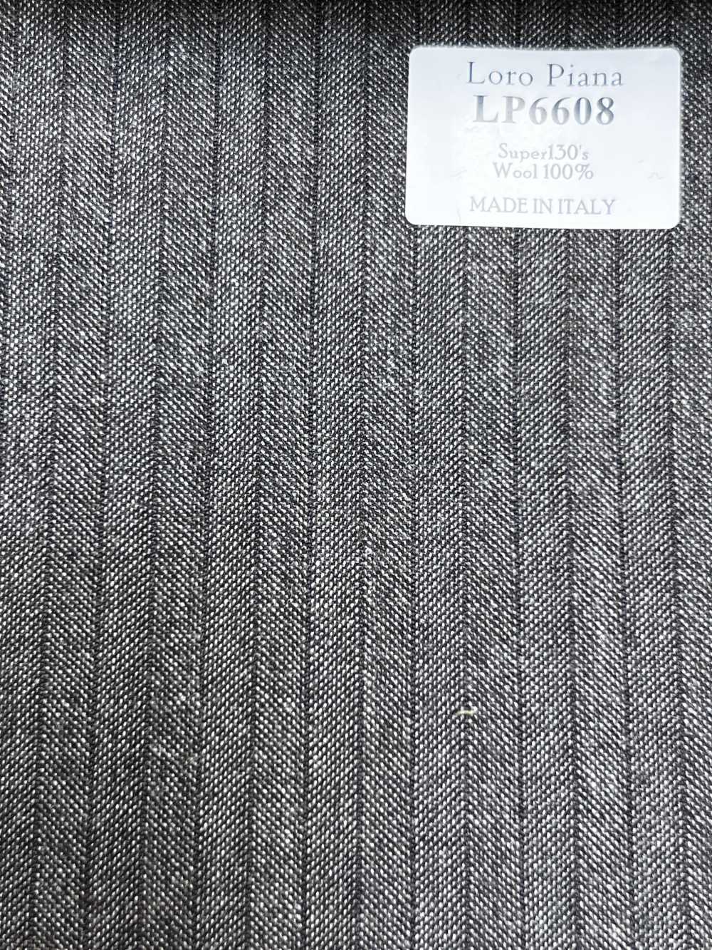 LP6608 Loro Piana Super130's à rayures marron[Tissu] HOSOI SYOJI
