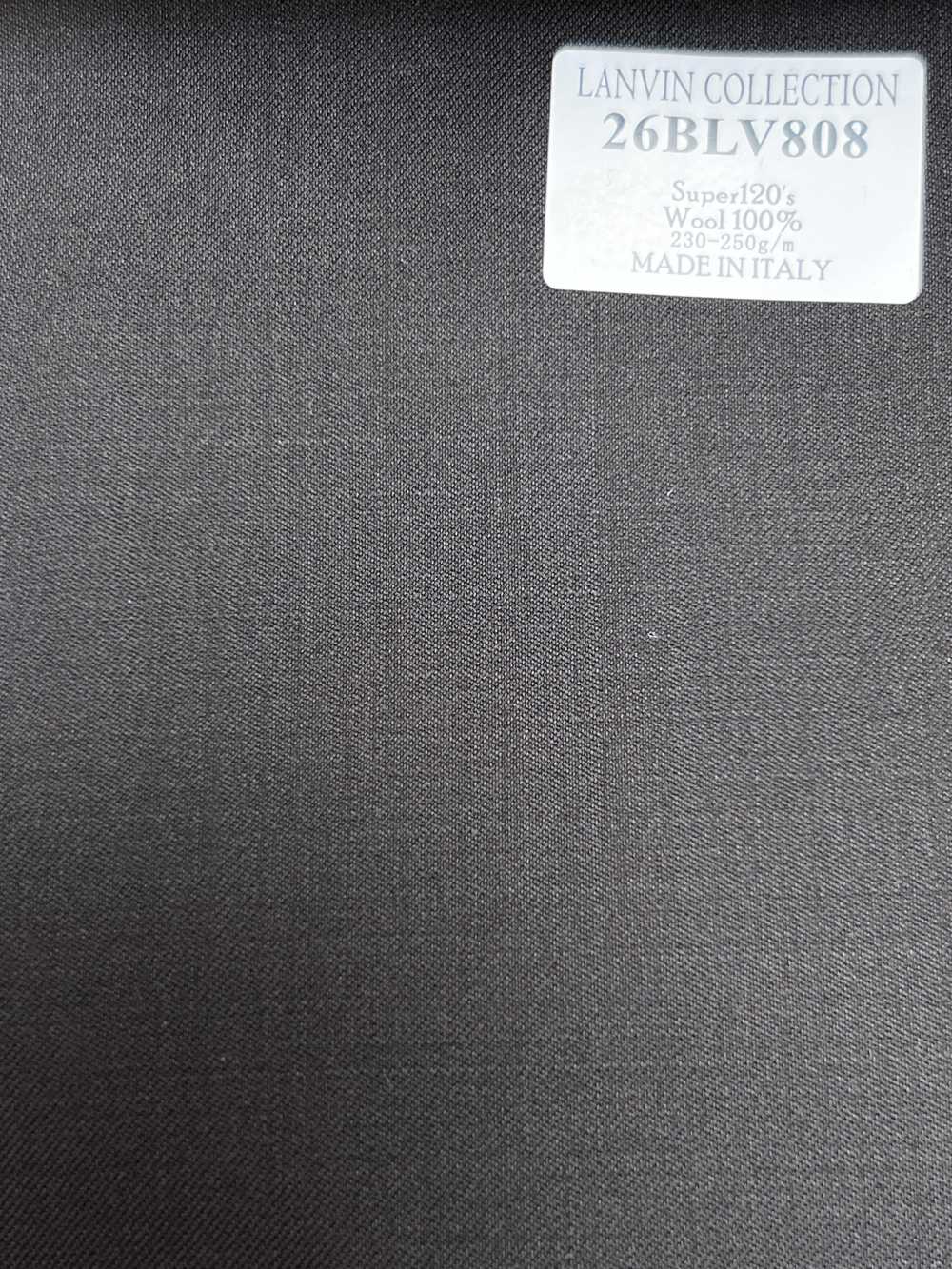 26BLV808 LANVIN COLLECTION Super 120's Marron sans motif[Textile] HOSOI SYOJI