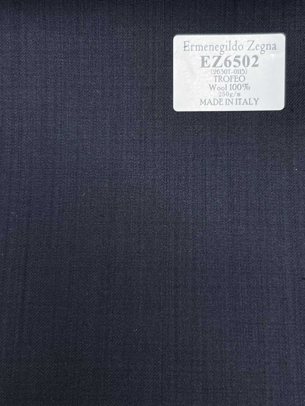 EZ6502 Ermenegildo Zegna TROFEO bleu marine foncé uni[Tissu] HOSOI SYOJI