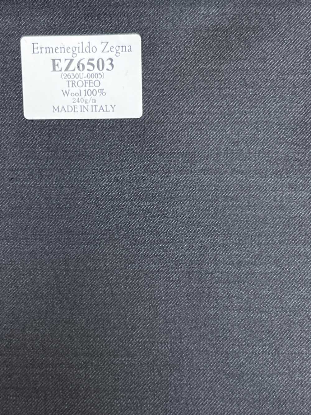 EZ6503 Ermenegildo Zegna TROFEO Gris foncé uni[Tissu] HOSOI SYOJI