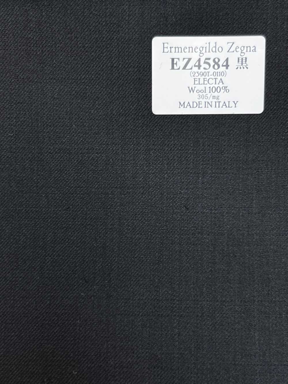 EZ4584 Ermenegildo Zegna ELECTA Noir uni[Tissu] HOSOI SYOJI