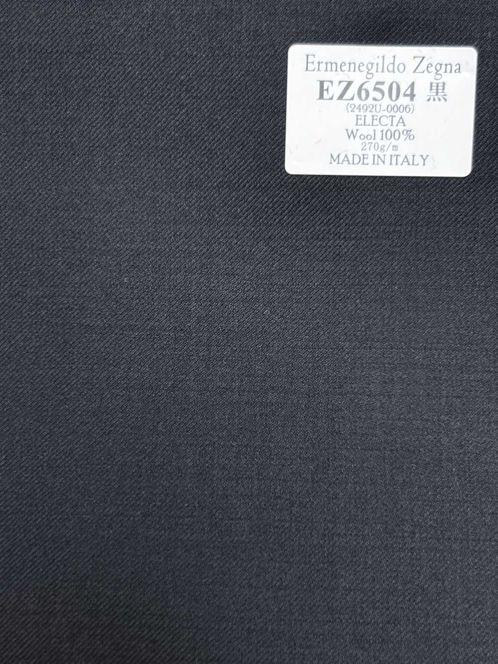 EZ6504 Ermenegildo Zegna ELECTA noir uni[Tissu] HOSOI SYOJI