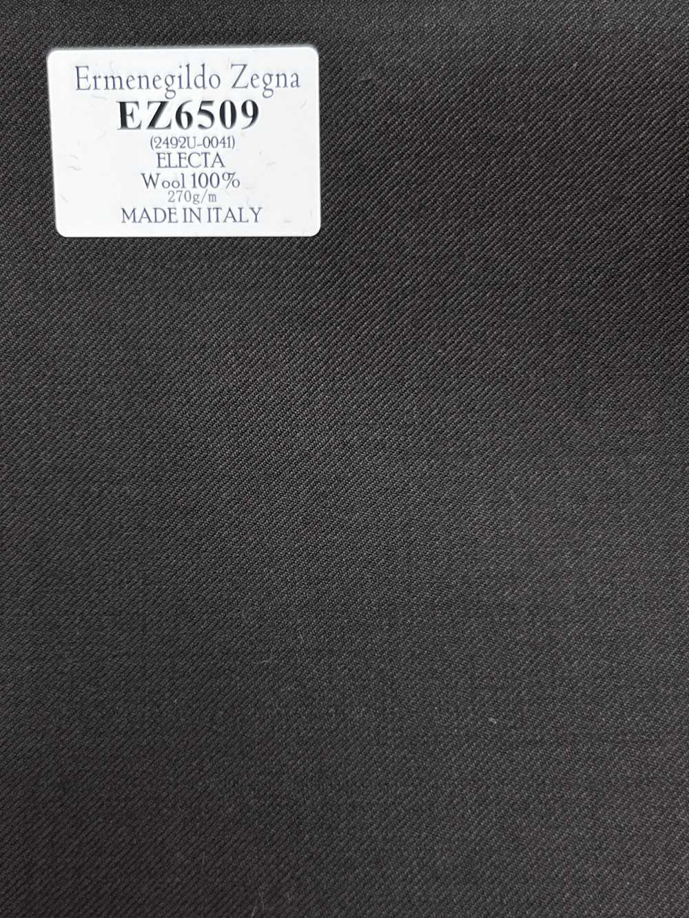 EZ6509 Ermenegildo Zegna ELECTA brun uni[Tissu] HOSOI SYOJI