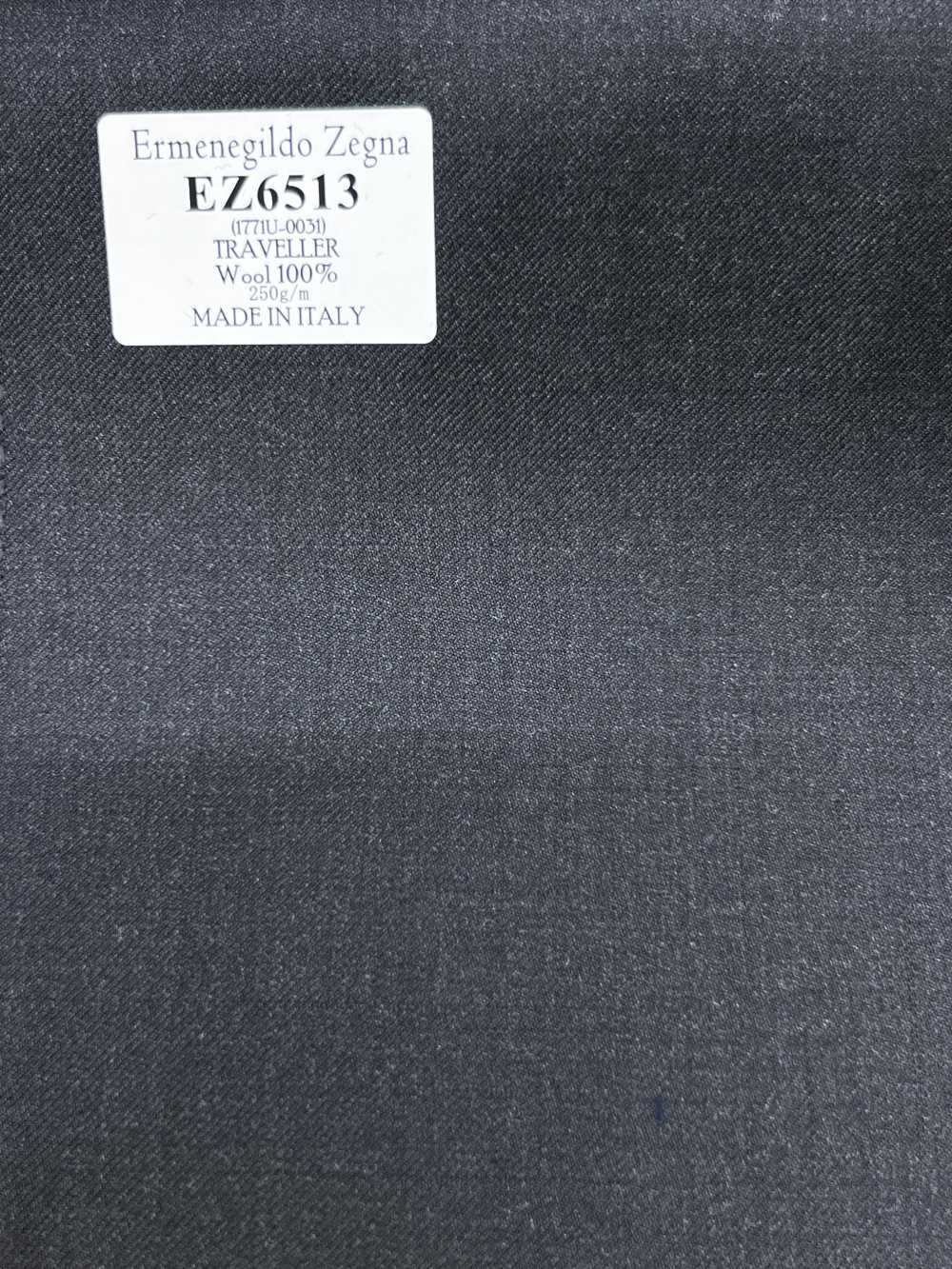 EZ6513 Ermenegildo Zegna TRAVELLER gris foncé uni[Tissu] HOSOI SYOJI