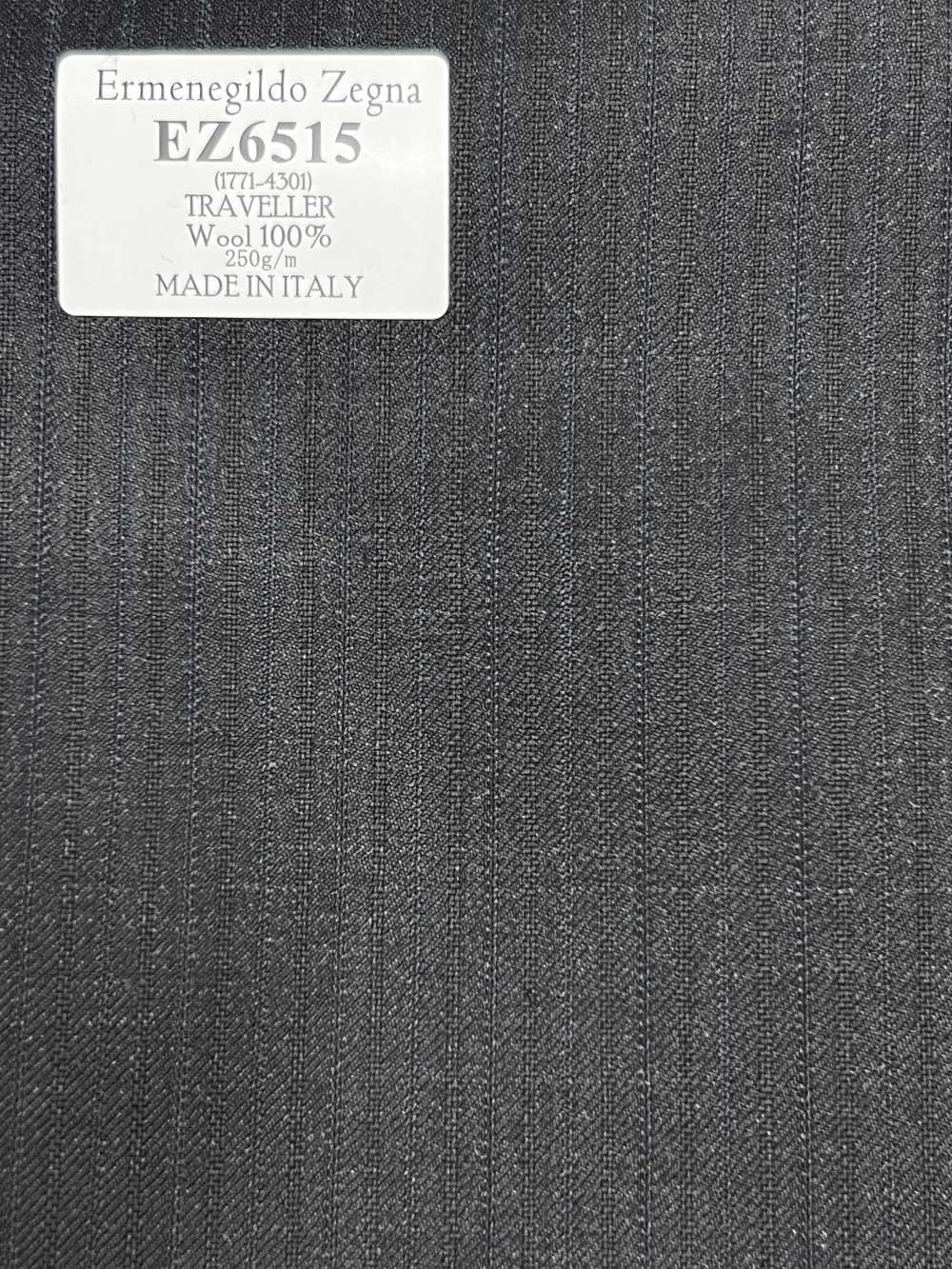 EZ6515 Ermenegildo Zegna TRAVELLER Rayure gris foncé × bleu marine[Tissu] HOSOI SYOJI
