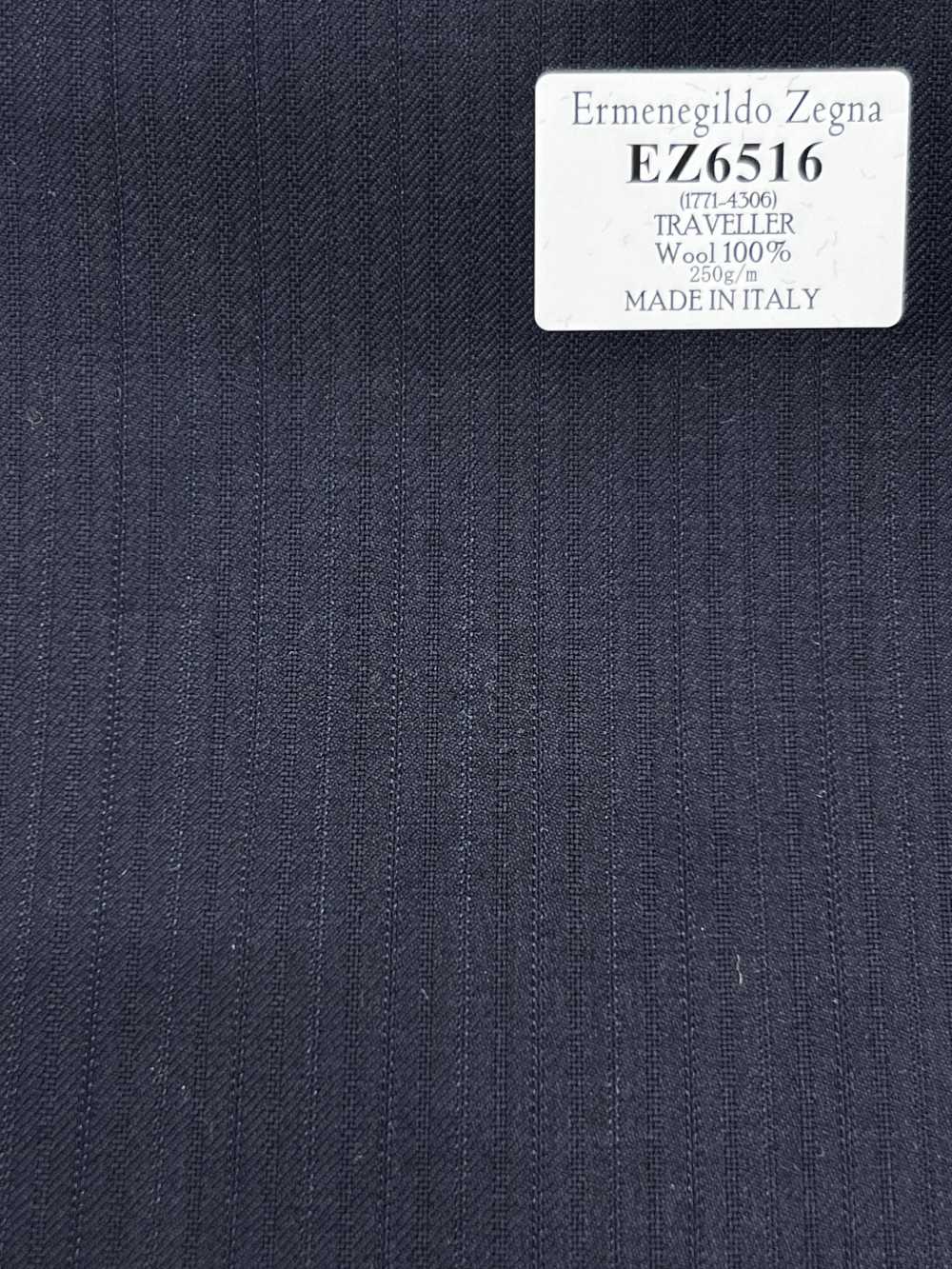 EZ6516 Ermenegildo Zegna TRAVELLER Rayure bleu marine[Tissu] HOSOI SYOJI