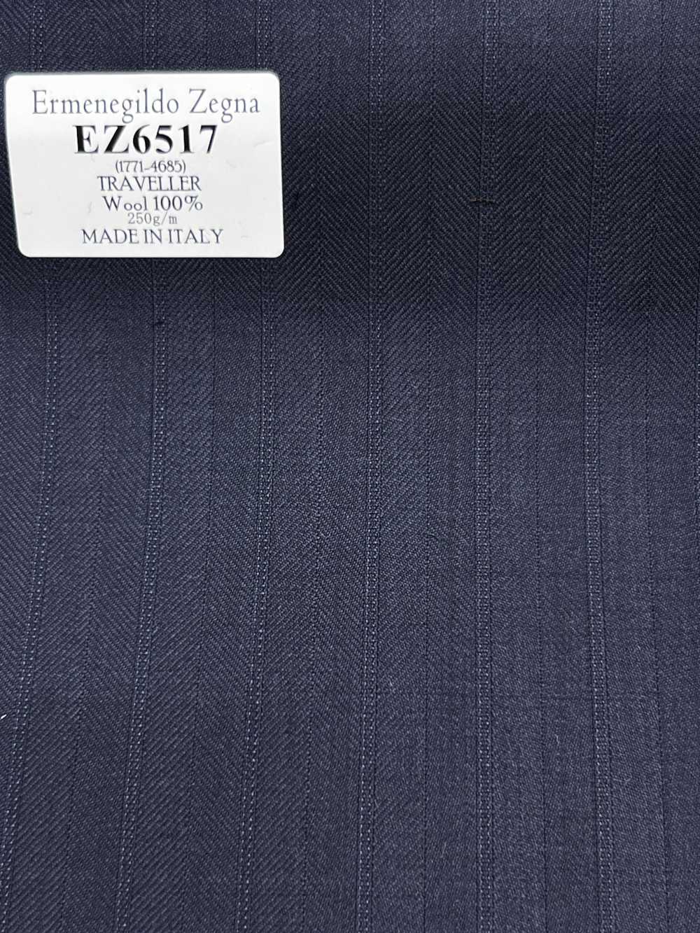 EZ6517 Ermenegildo Zegna TRAVELLER Rayure bleu marine[Tissu] HOSOI SYOJI