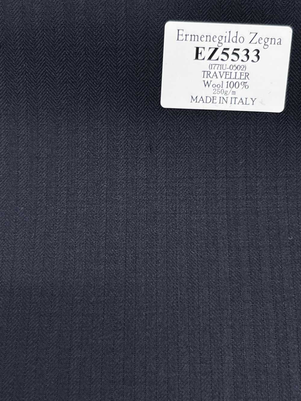 EZ5533 Ermenegildo Zegna TRAVELLER à rayure noire[Tissu] HOSOI SYOJI