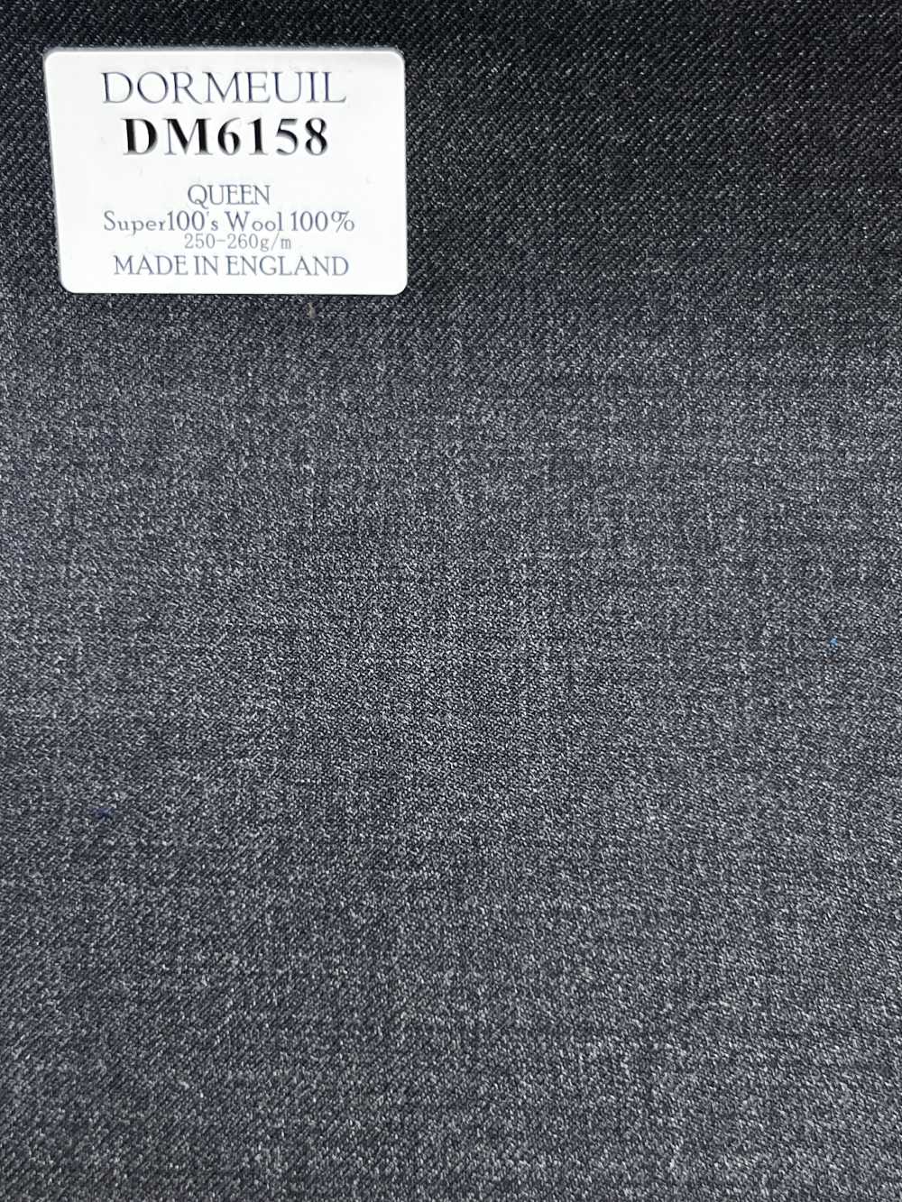 DM6158 DORMEUIL QUEEN Super100's gris uni[Tissu] HOSOI SYOJI
