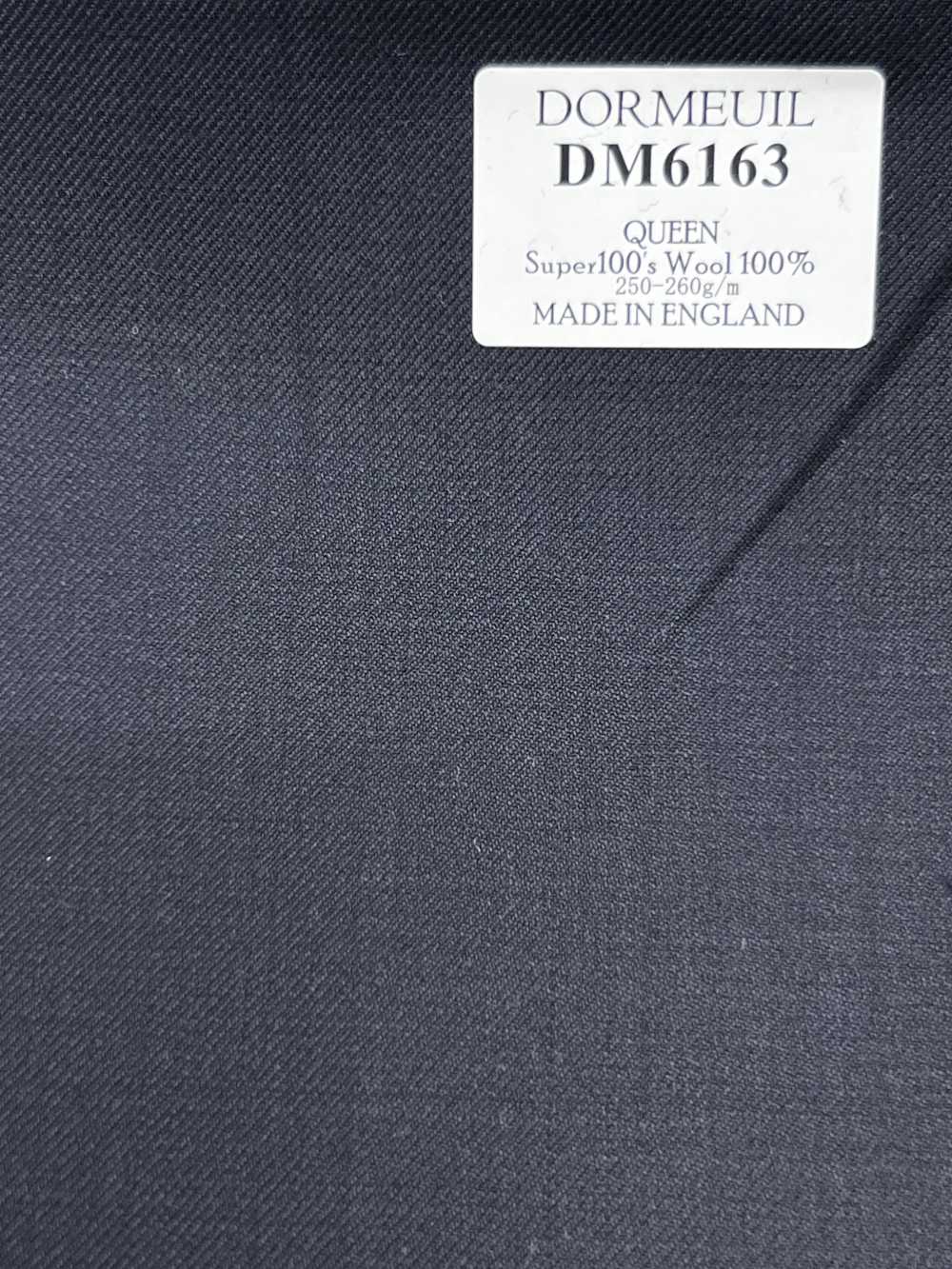 DM6163 DORMEUIL QUEEN Super 100's uni bleu marine foncé[Tissu] HOSOI SYOJI