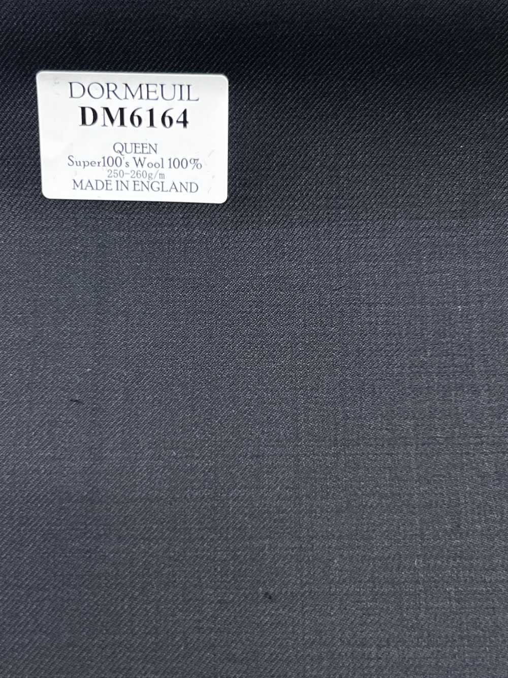 DM6164 DORMEUIL QUEEN Super 100's noir uni[Tissu] HOSOI SYOJI