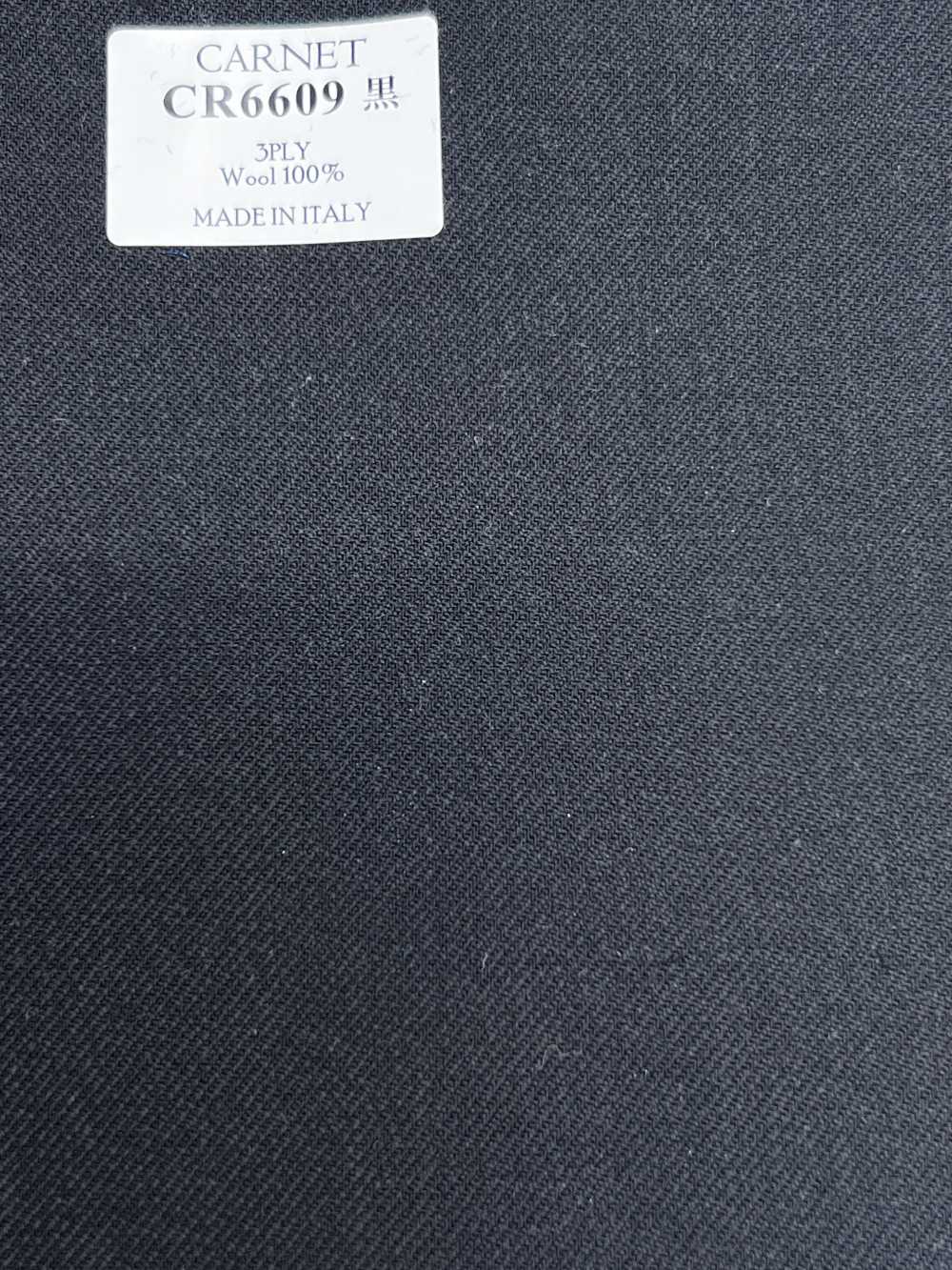 CR6609 CARNET 3PLY noir uni[Tissu] HOSOI SYOJI