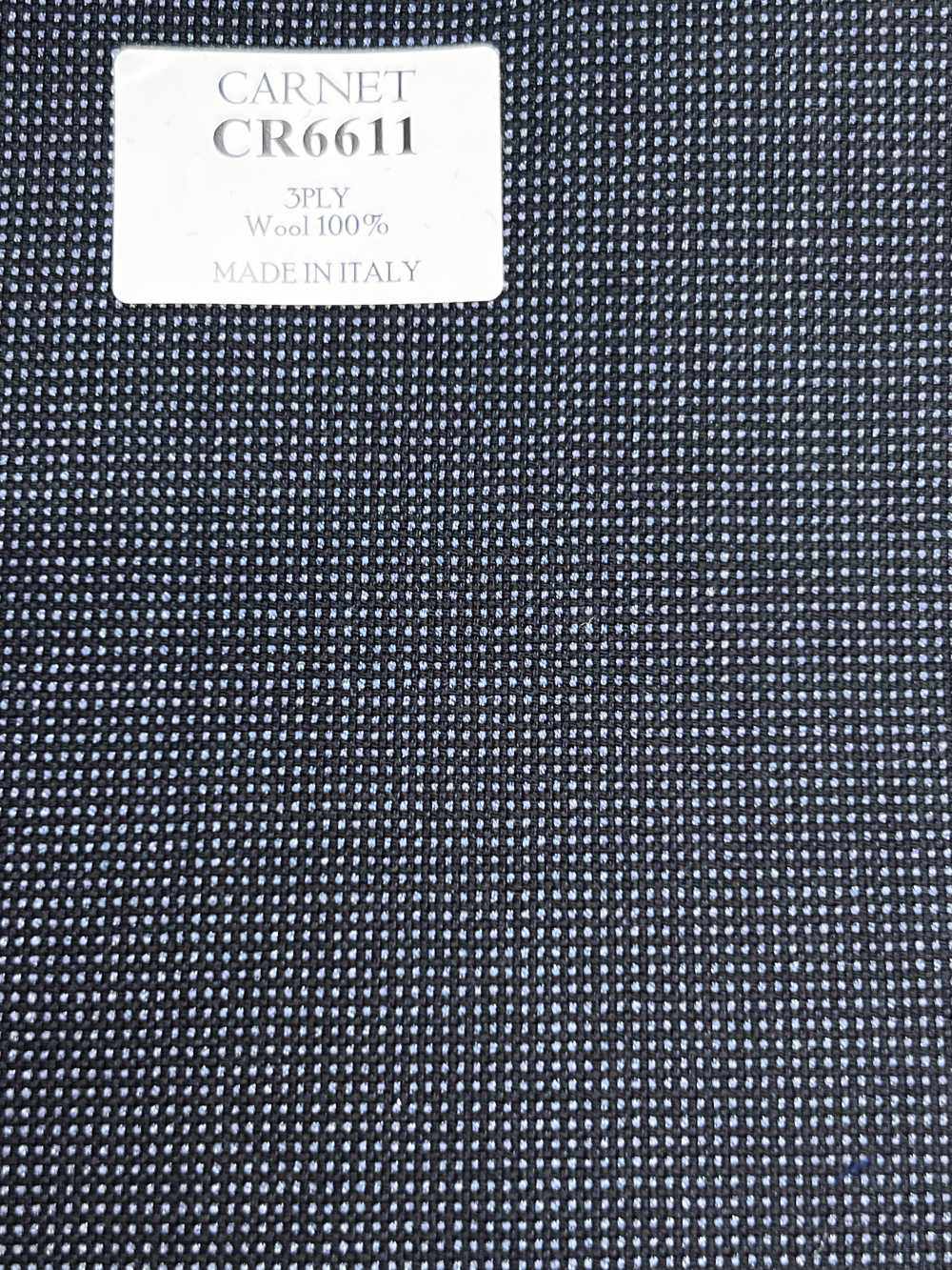 CR6611 CARNET à 3 fils à carreaux bleu marine[Tissu] HOSOI SYOJI