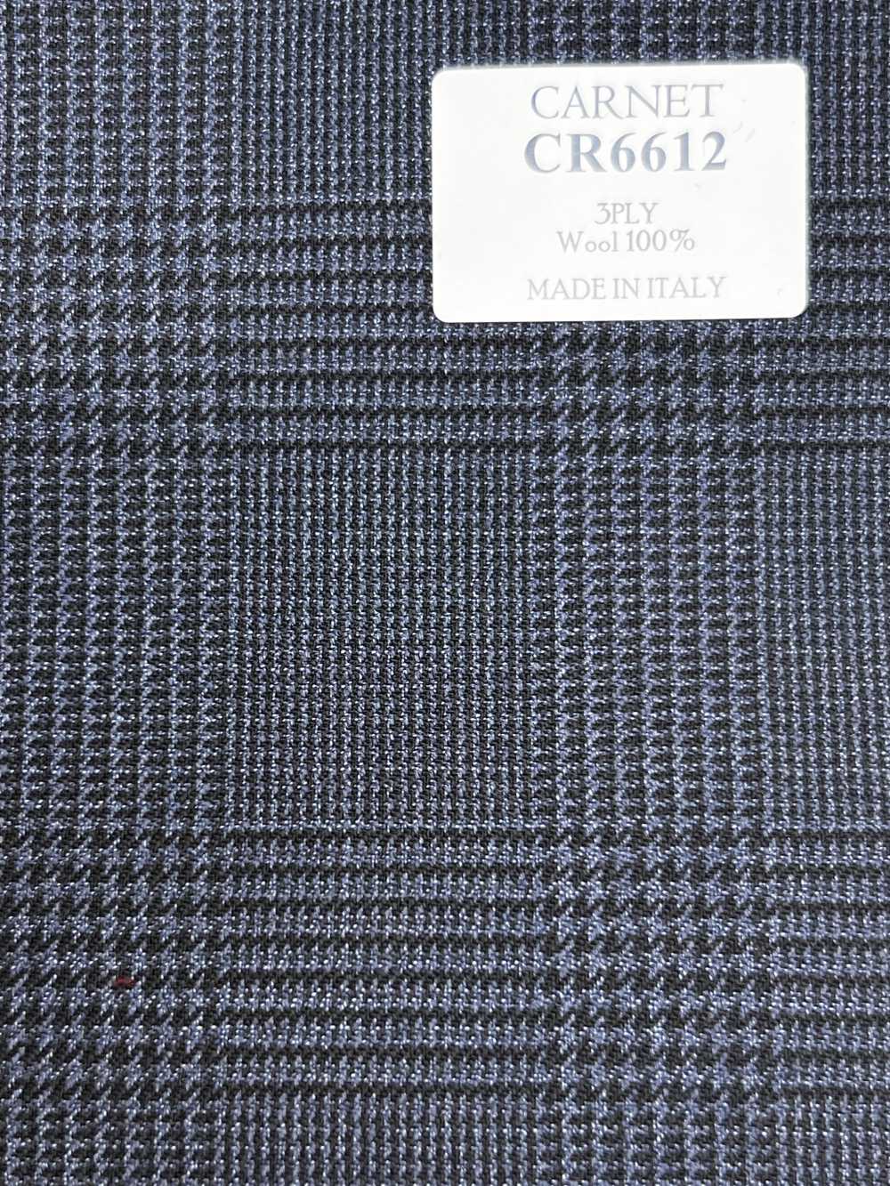 CR6612 CARNET 3 fils à carreaux Glen bleu marine[Tissu] HOSOI SYOJI