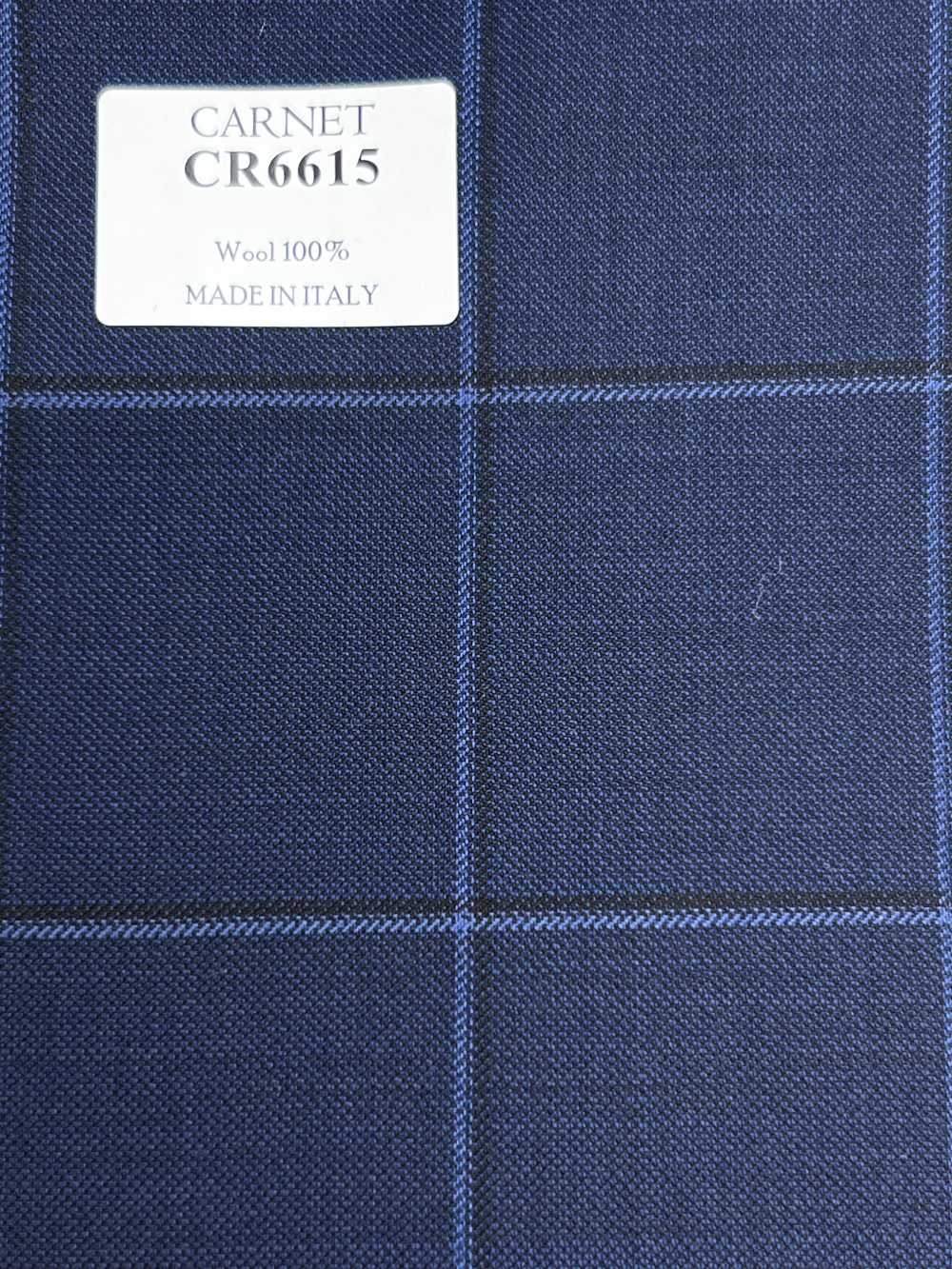 CR6615 CARNET à 3 fils à carreaux bleu marine[Tissu] HOSOI SYOJI
