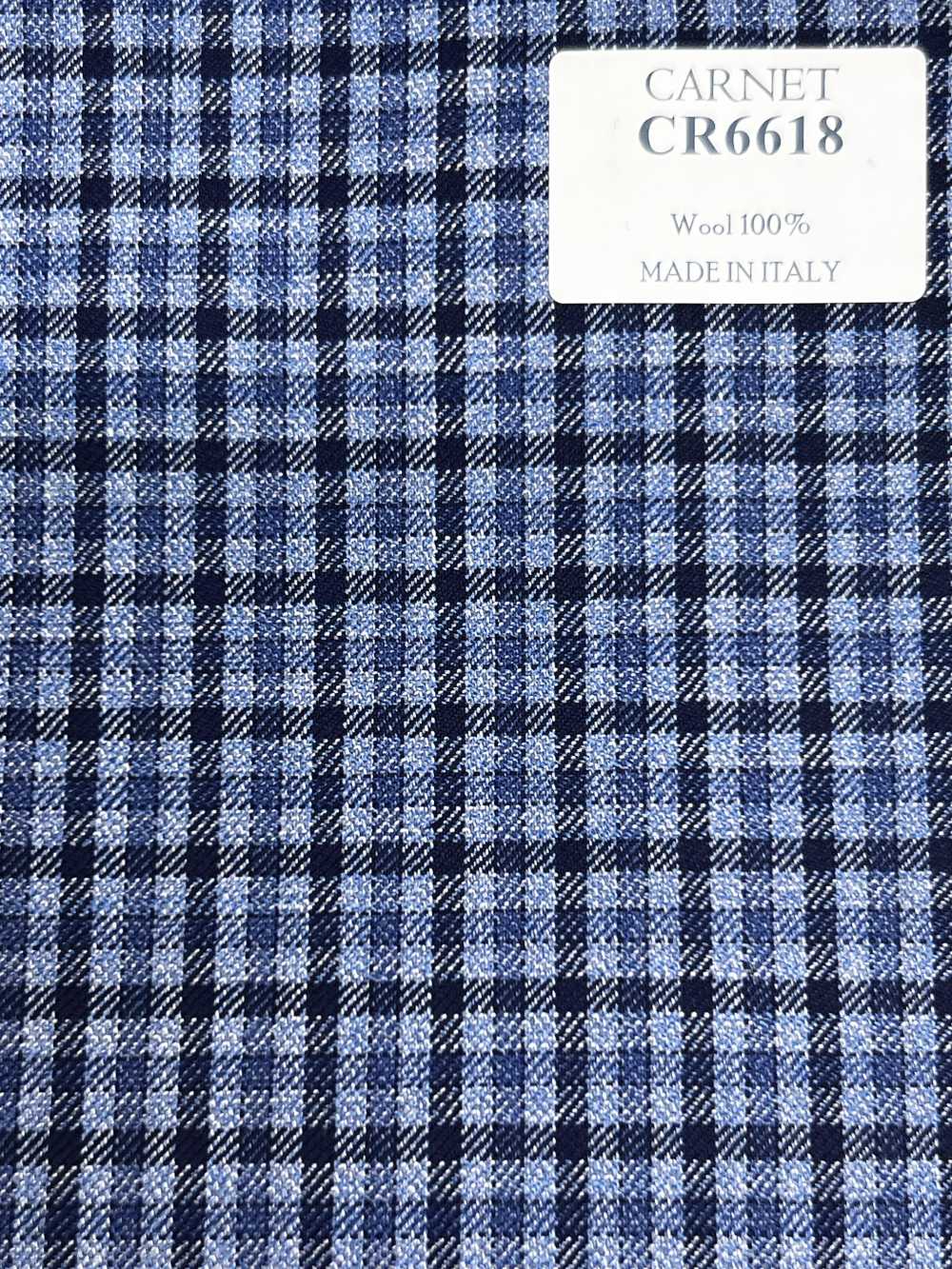 CR6618 CARNET à carreaux Saxe[Tissu] HOSOI SYOJI