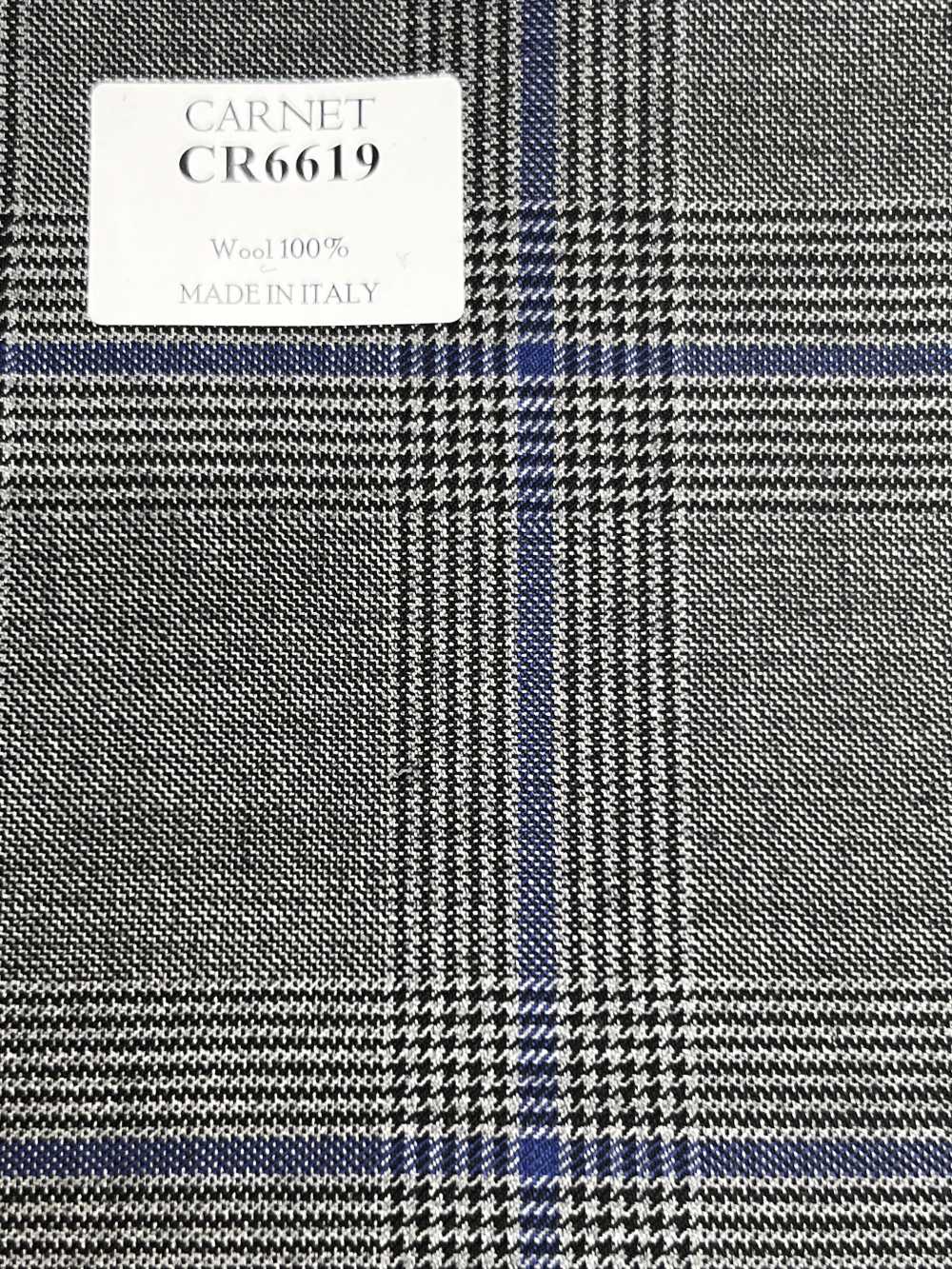 CR6619 CARNET À carreaux gris x bleu[Tissu] HOSOI SYOJI
