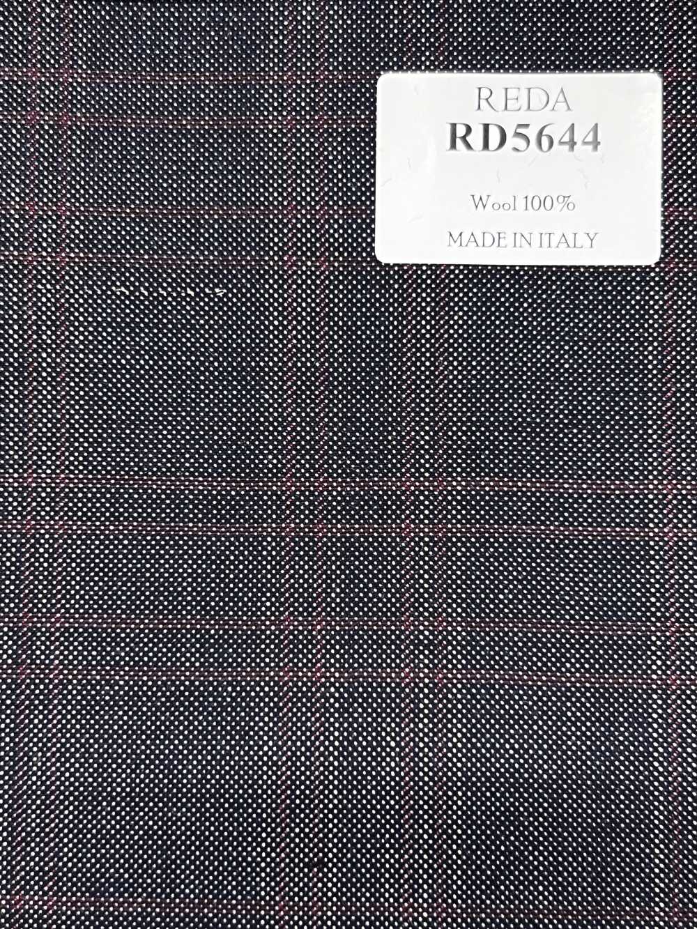 RD5644 REDA bleu marine × carreaux rouges[Tissu] HOSOI SYOJI