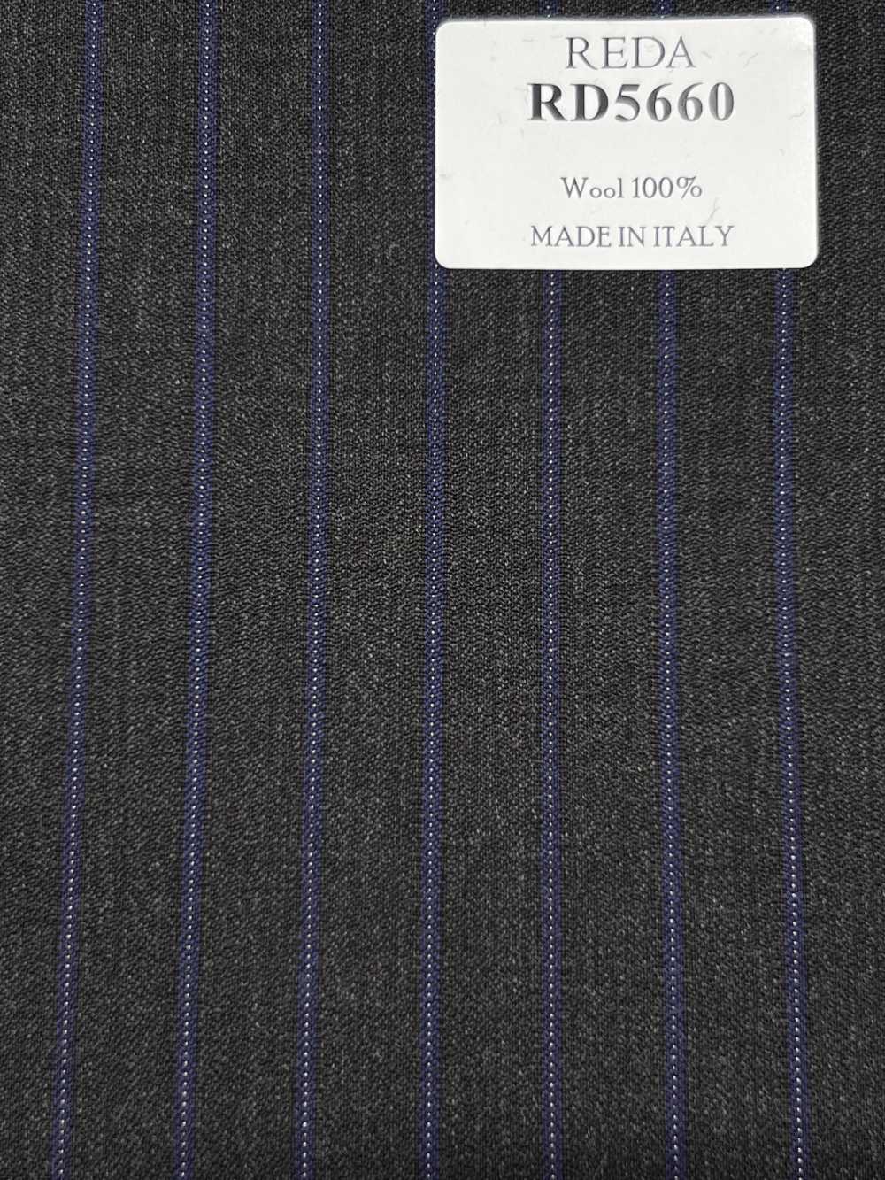 RD5660 REDA à rayures gris et bleu marine[Tissu] HOSOI SYOJI