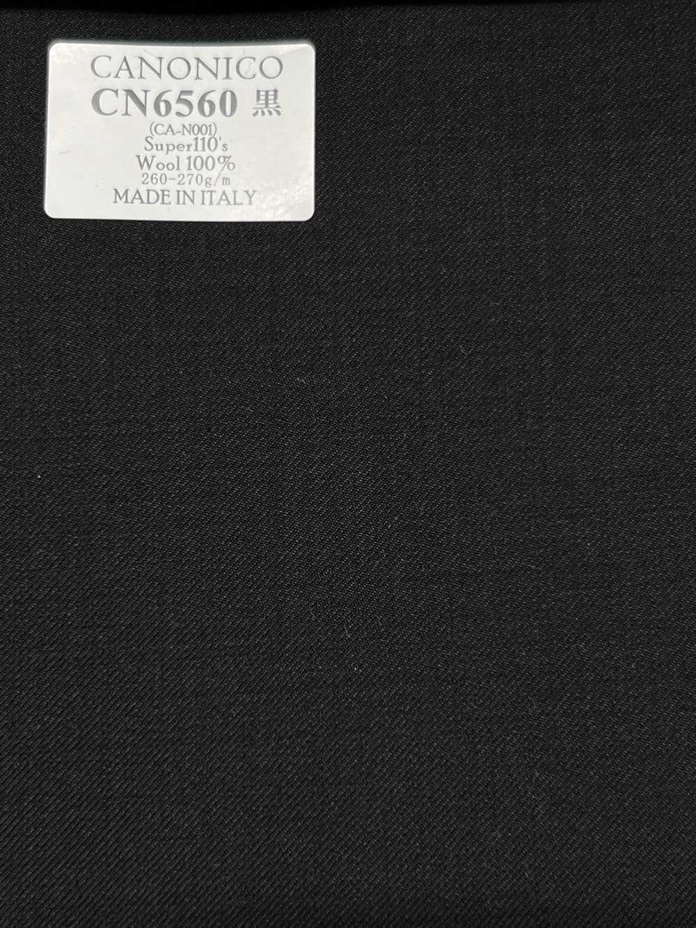CN6560 CANONICO Super110's noir uni[Textile] HOSOI SYOJI