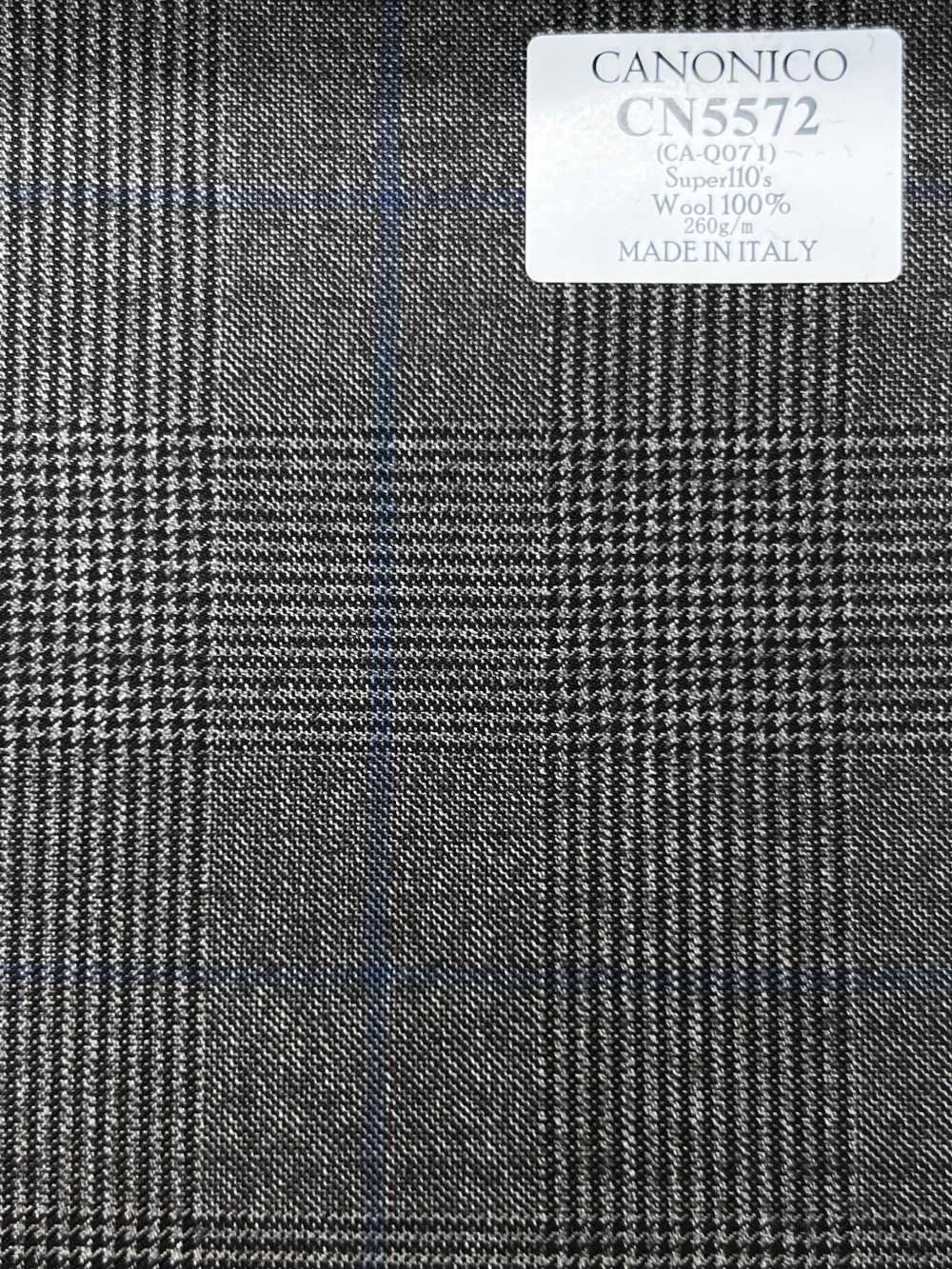 CN5572 CANONICO Super 110's à carreaux marron × bleu[Textile] HOSOI SYOJI