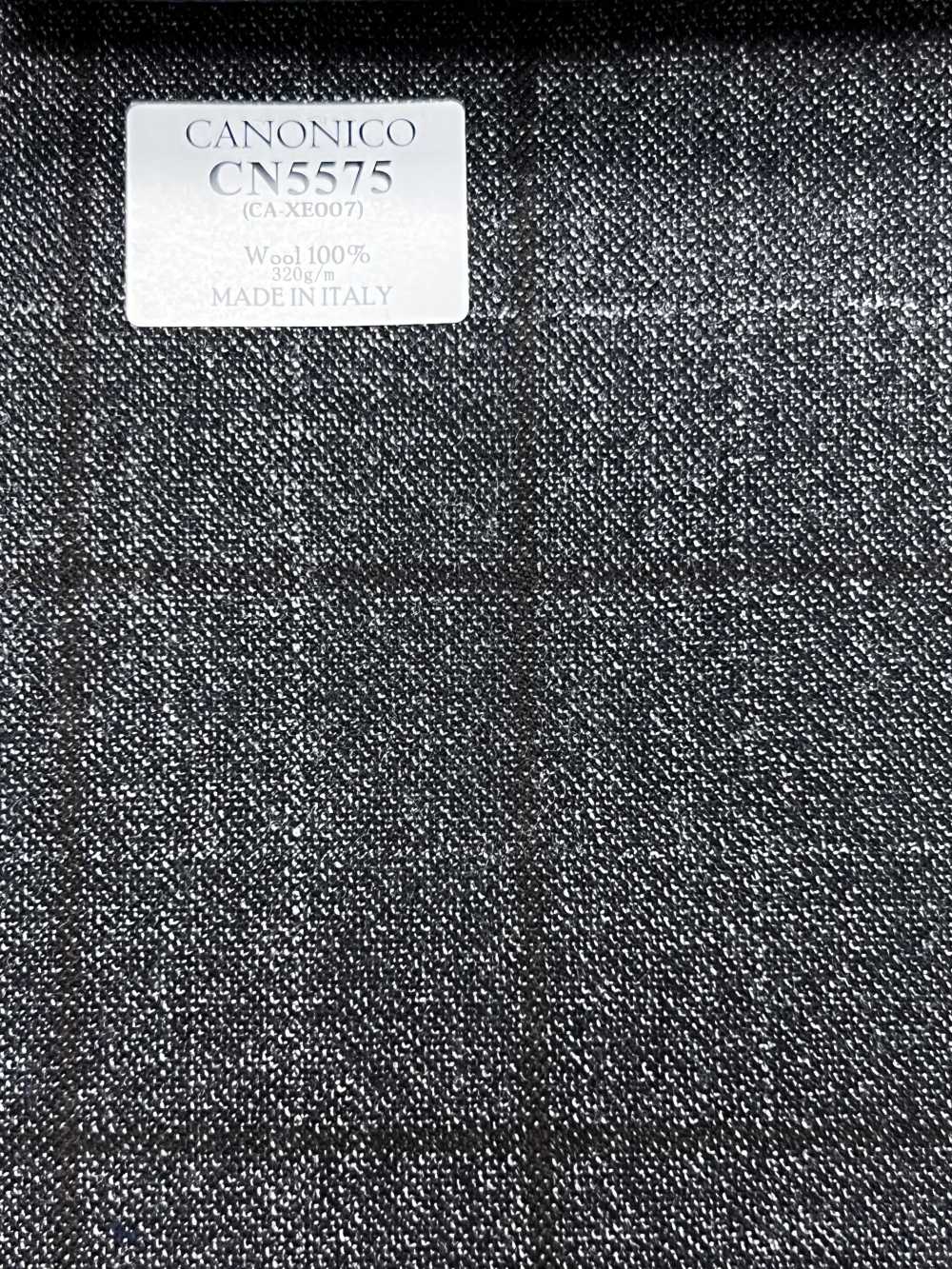 CN5575 CANONICO Super110's à carreaux gris × marron[Textile] HOSOI SYOJI