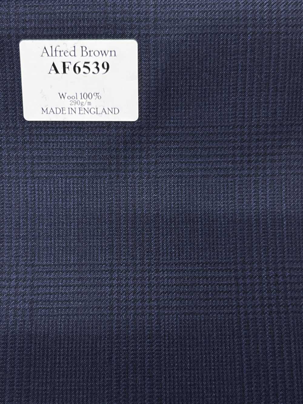 AF6539 Alfred Brown à carreaux bleu marine[Textile] HOSOI SYOJI