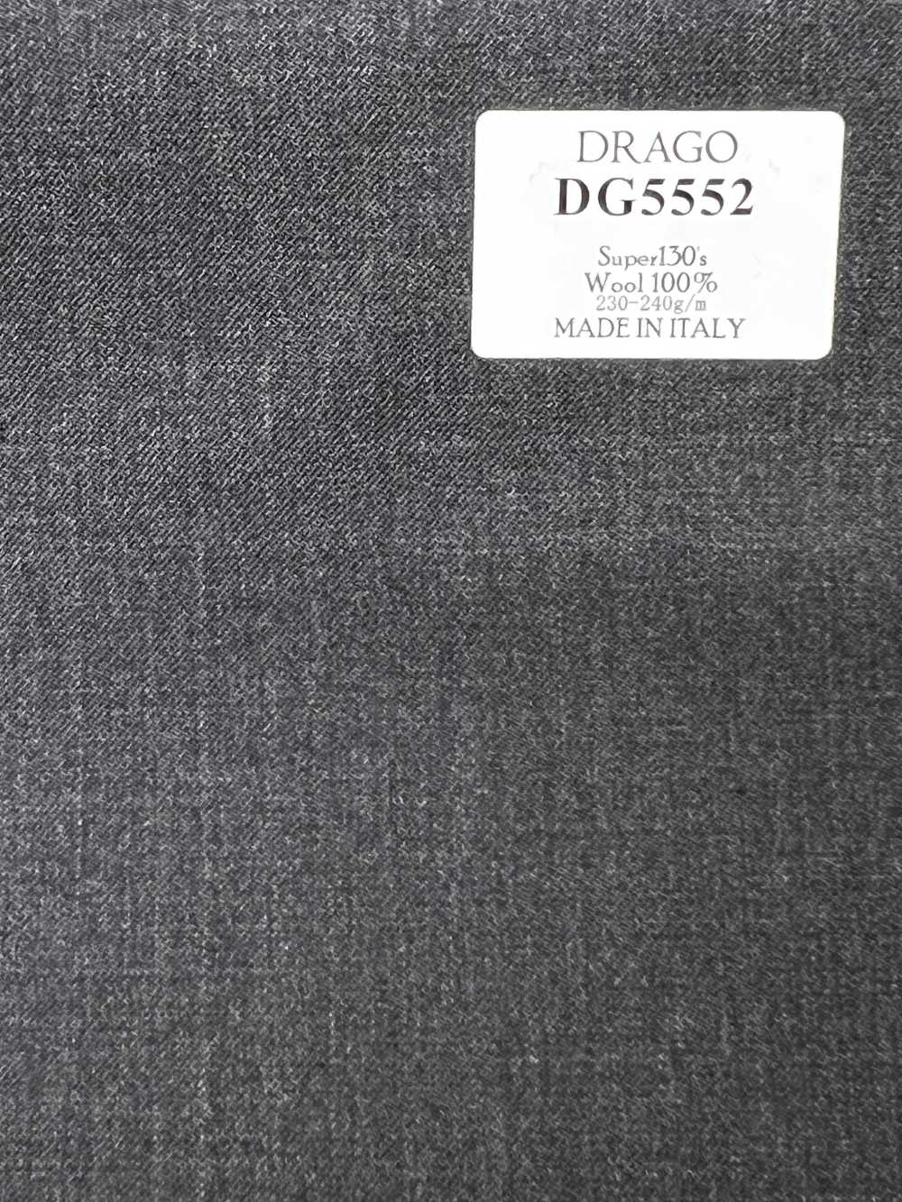 DG5552 DRAGO Super 130's gris uni[Tissu] HOSOI SYOJI