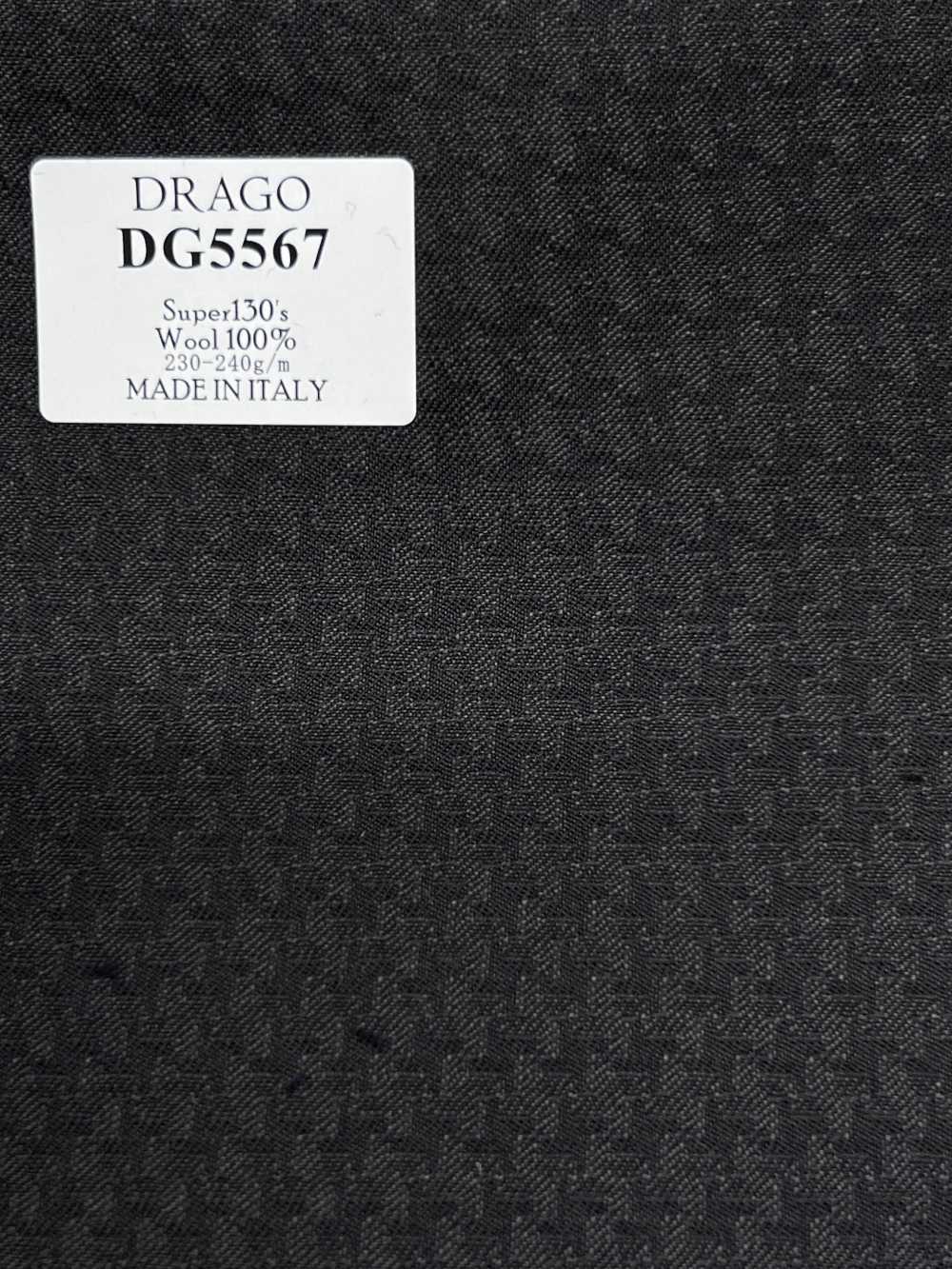 DG5567 DRAGO Super 130s bleu marine foncé à pied-de-poule[Tissu] HOSOI SYOJI