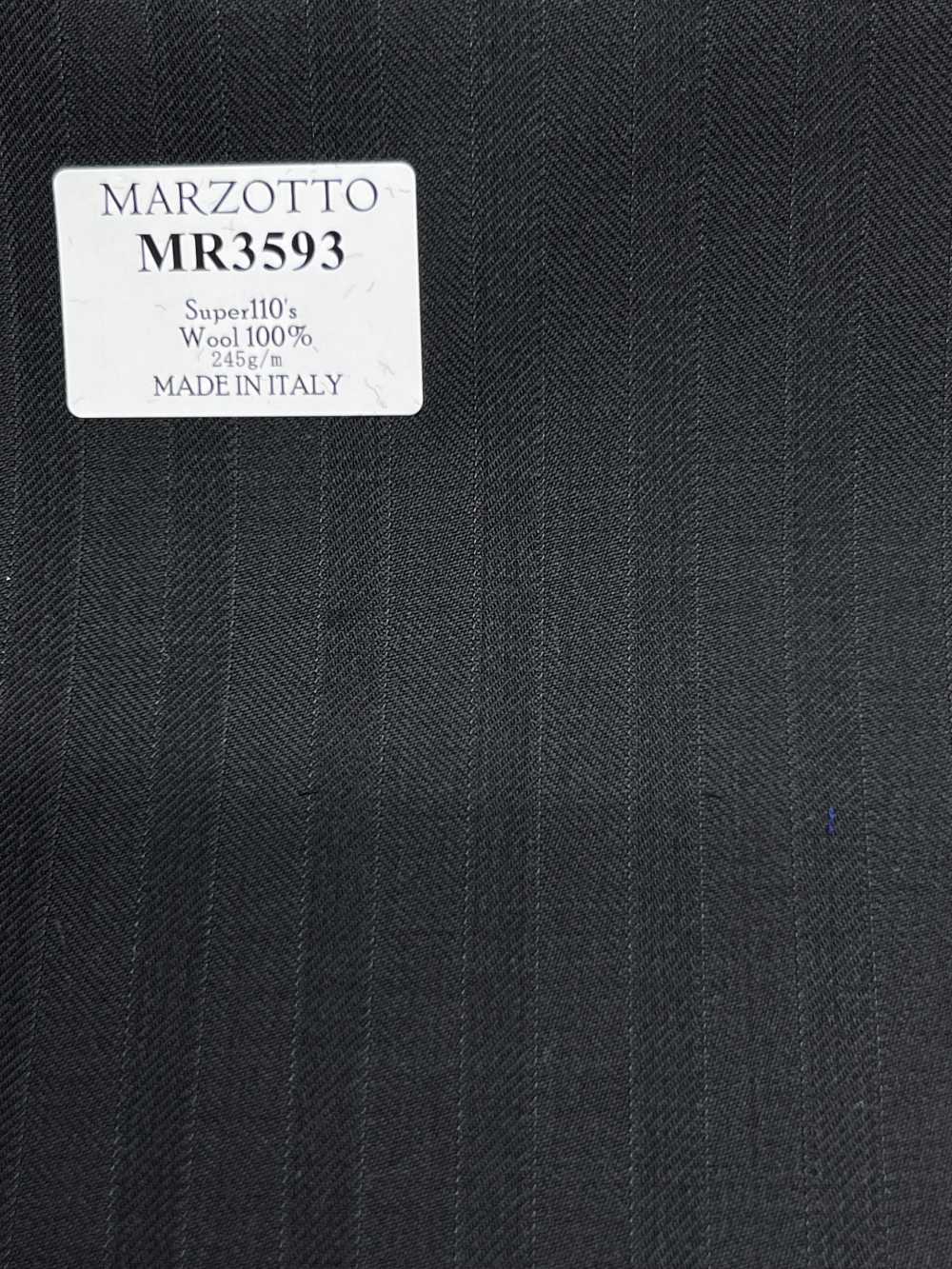 MR3593 MARZOTTO Super110's Rayure noire[Tissu] HOSOI SYOJI