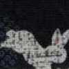 Lapin prune piqué indigo