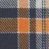 Bleu marine × orange