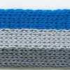 Bleu cobalt × argent pâle × gris anthracite