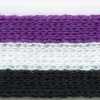 Violet royal × blanc cassé × noir