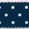 Bleu Nuit × Blanc à Pois
