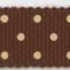 Marron Foncé × Beige à Pois