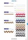 116-8209 Galon croquet zigzag 9 brins en polyester, env. 3 mm