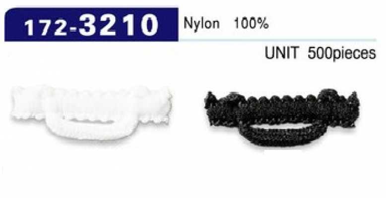 172-3210 Bride à bouton, type nylon texturé, horizontale, 26 mm (lot de 500)
