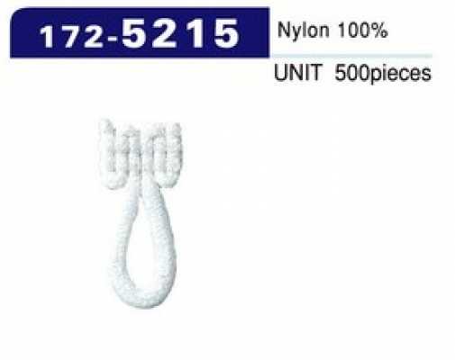 172-5215 Boucle de bouton en nylon laineux, moyen (Qté 500) 22 mm H x 11 mm l