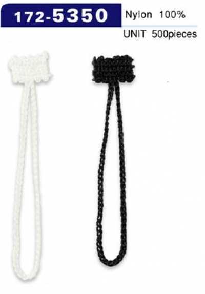 172-5350 Cordon en chaîne pour boucle de bouton, longueur totale 60 mm (qté 500)