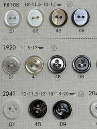 1920 DAIYA BUTTONS 3 Bouton Shell Polyester DAIYA BUTTON(DAIYA BUTTON) Sous-photo