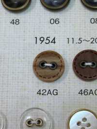 1954 Bouton 2 Trous De Couleur Naturelle DAIYA BUTTON(DAIYA BUTTON) Sous-photo