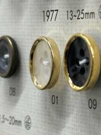 1977 Bouton De Luxe élégant à 4 Trous Pour Chemises DAIYA BUTTON(DAIYA BUTTON) Sous-photo