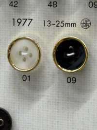 1977 Bouton De Luxe élégant à 4 Trous Pour Chemises DAIYA BUTTON(DAIYA BUTTON) Sous-photo