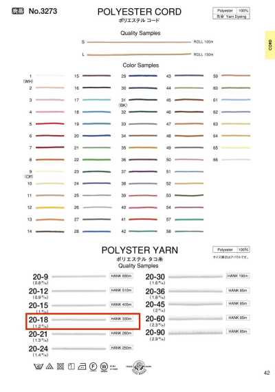 20-18 Ficelle en polyester