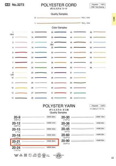 20-21 Ficelle en polyester