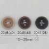 2048 Bouton en résine polyester avec bord, 4 trous