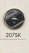 207SK Bouton simple en plastique à 4 trous pour chemises