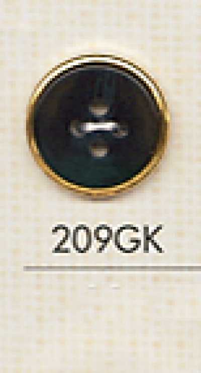 209GK Bouton simple en plastique à 4 trous pour chemises