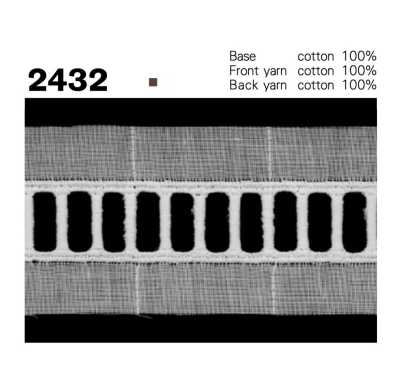 2432 Dentelle fine en coton